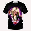 Summer Novel And Personalized 3D Printed Movie Themed Printed Pattern Neutral Casual Comfortable Short Sleeved T-shirt