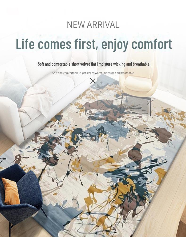 Ковер для гостиной в скандинавском стиле Crystal Velvet