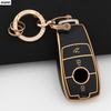 Для Mercedes Benz A B C E S G GLB GLC GLE Класс GLS W177 W205 W213 W222 G63 X167 E200 E300 AMG TPU Чехол-футляр для ключей автомобиля Держатель брелока
