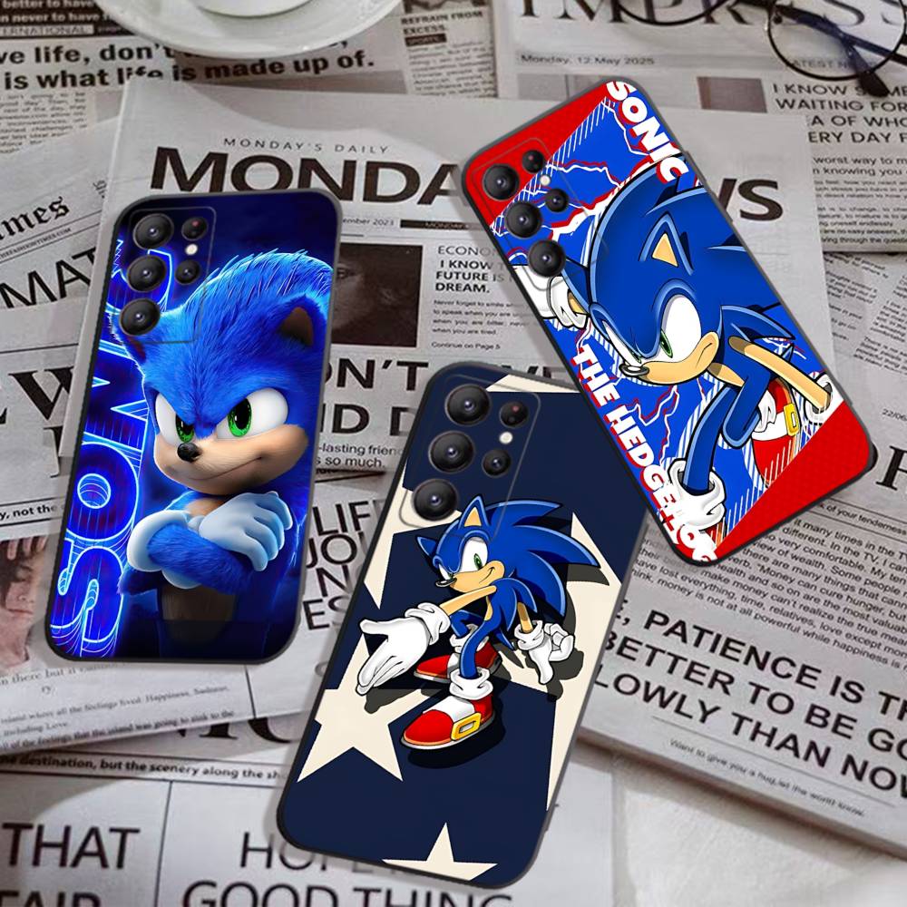 Supersonic Capability S-SonicS Movie Phone Case For Samsung S 24 Fe 25 Ultra Plus 20 Lite 21 30 22 23 24 22 Ultra 5G Fundas