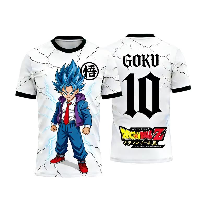 2026 Новый Мужской Футболка с 3D-печатью Dragon Ball Goku Футбольная Майка Детская Аниме Футболка Специальная Футбольная Майка Унисекс Y2k