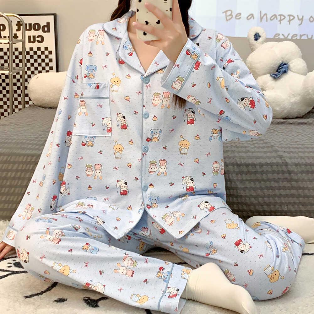 Пижама с коротким рукавом Chiikawa Usagi - Милая летняя домашняя одежда в японском стиле для женщин