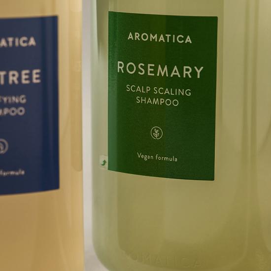 AROMATICA Шампунь от шелушения кожи головы «Розмарин», 400 мл