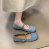 Французские цыганские балетки с квадратным носком и мягкой подошвой, туфли Мэри Джейн