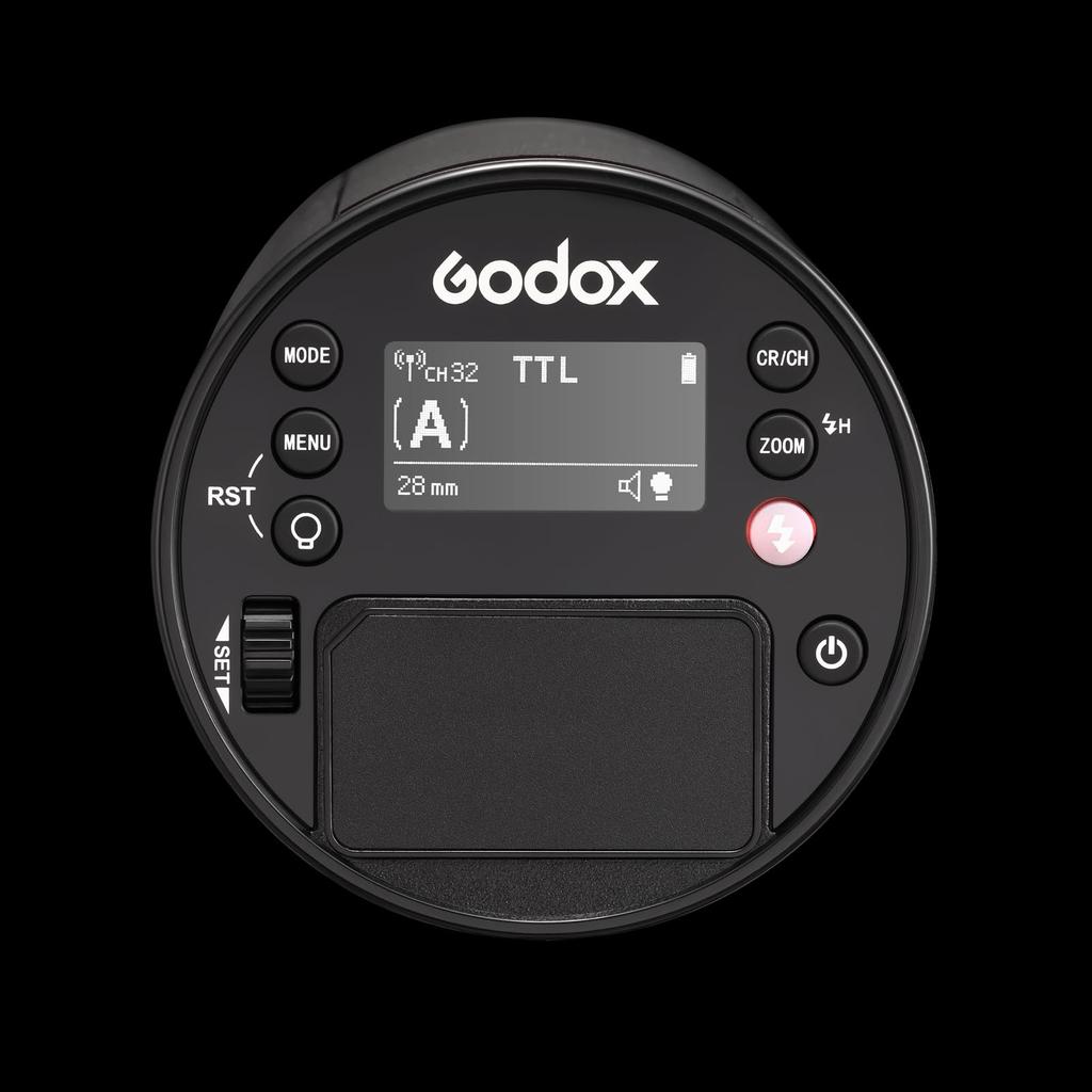 Godox Godox AD100Pro Pocket Flash with Color Filters and 100W Wireless X HSS 2600mAh 360 Full Round Flash [Authorized Dealer] Handle, TTL, Built-in