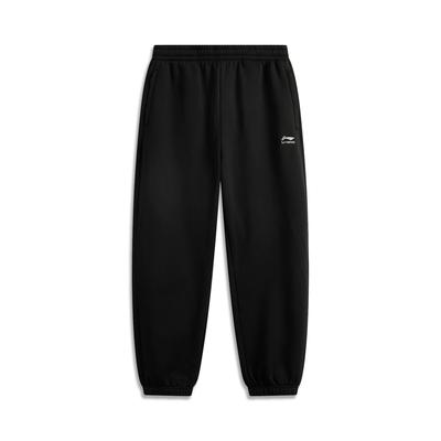 Li Ning Sports Lifestyle Series Простые Универсальные Удобные Повседневные Джоггеры с манжетами и средней посадкой Свободные Вязаные Джоггеры Мужские Джоггеры AKLVE23-1