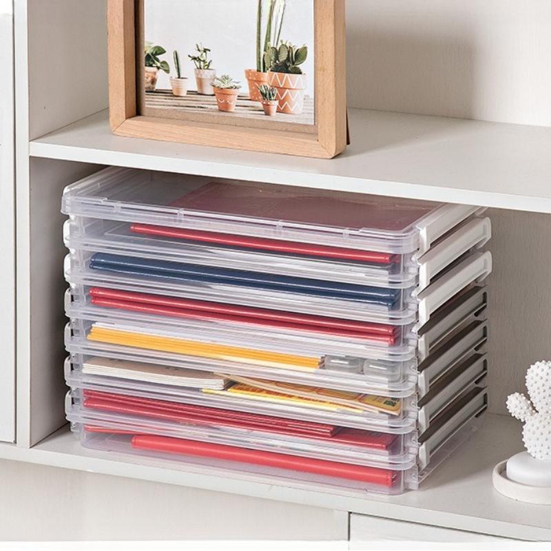 7-слойный ящик для хранения Документ A4 Сортировочный ящик Важная информация Книга регистрации домохозяйства Паспорт Коробка для хранения Ящик для хранения