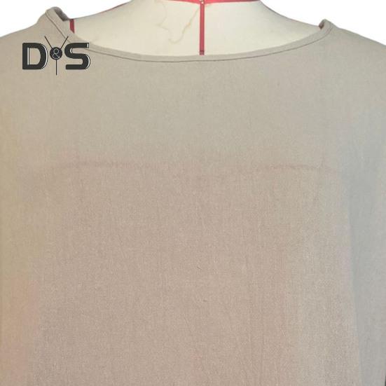 Женские топы с круглым вырезом, пышные, с длинным рукавом, однотонные, свободные, повседневные, блузки, универсальная повседневная одежда