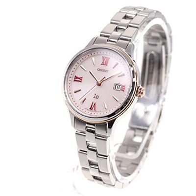 Женские солнечные часы ORIENT iO, Сделано в Японии, с гарантией отечественного производителя, RN-WG0006P, Розовые
