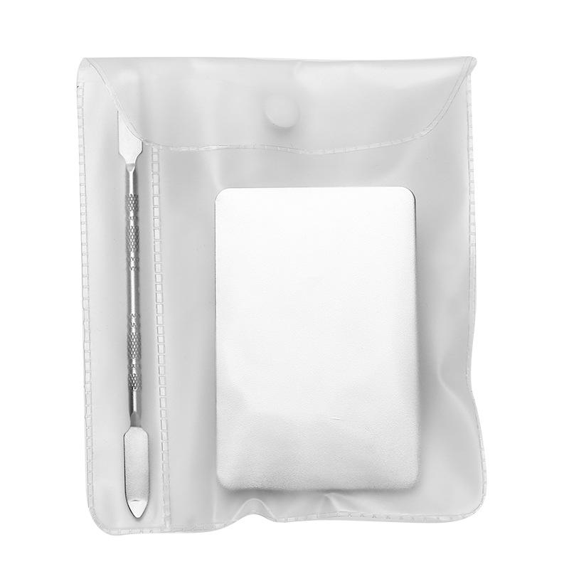 В наличии набор колец-палитр для смешивания макияжа из нержавеющей стали