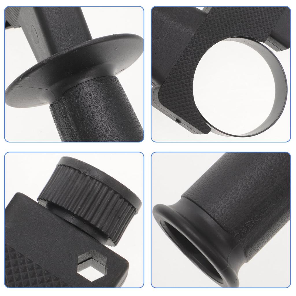 FRCOLOR Прочная рукоятка для ударной дрели Ручка для электрического молотка Прочная рукоятка для электрического молотка Маленькая сменная рукоятка Товары для дома Маленькая боковая рукоятка Нескользящая