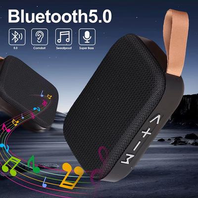 Универсальный Портативный Тканевый Bluetooth 5.0 Динамик Мини Беспроводные Bluetooth Динамики Для Улицы и Помещения HIFI Громкоговоритель Поддержка TF Карты