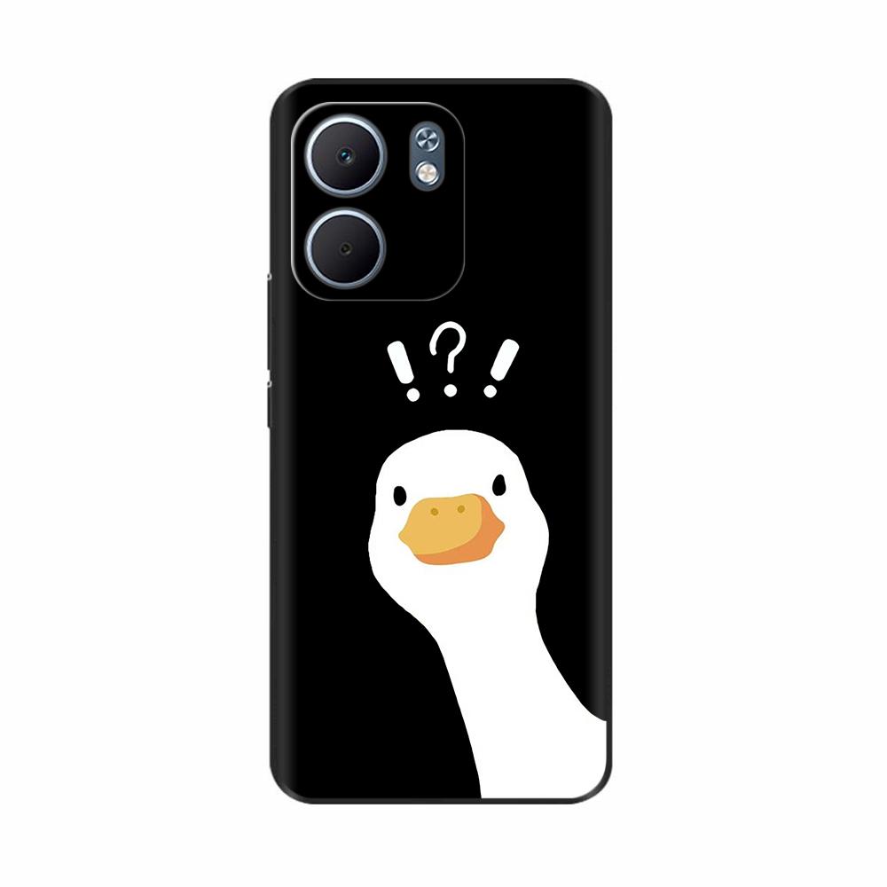 Phone Case For OPPO A5x Case 2025 Cute Painted Soft Black TPU Silicone Bumper Cover For OPPO A5x 4G 5G oppoA5X Cases Funda Coque