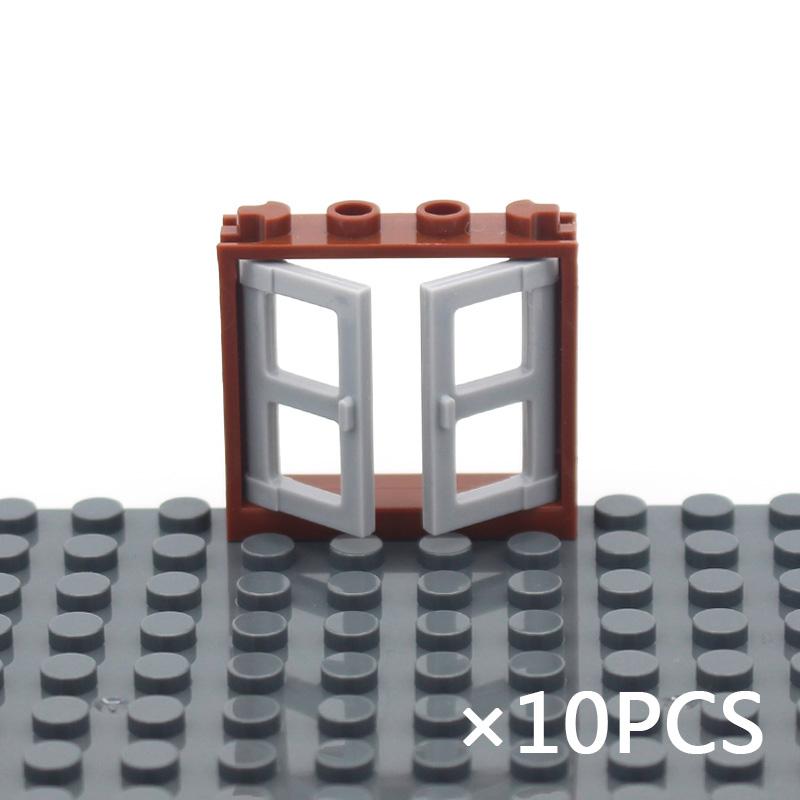 Нетоксичные Moc Кирпичи Ландшафтная Архитектура Двери И Окна Diy Интеллектуальный Блок Совместимый Со Всеми Брендами Сборные Частицы