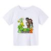 O'g'il bolalar/Qizlar Paxtali Futbolka Pvz Plants Vs Zombie Plants Vs Zombie 2 Bolalar Futbolkalari Videoo'yin Garden Warfare Bolalar Futbolkasi