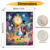 Disney Alice in Wonderland oil painting hand painting art kit coloring painting handmade diy home decoration gift