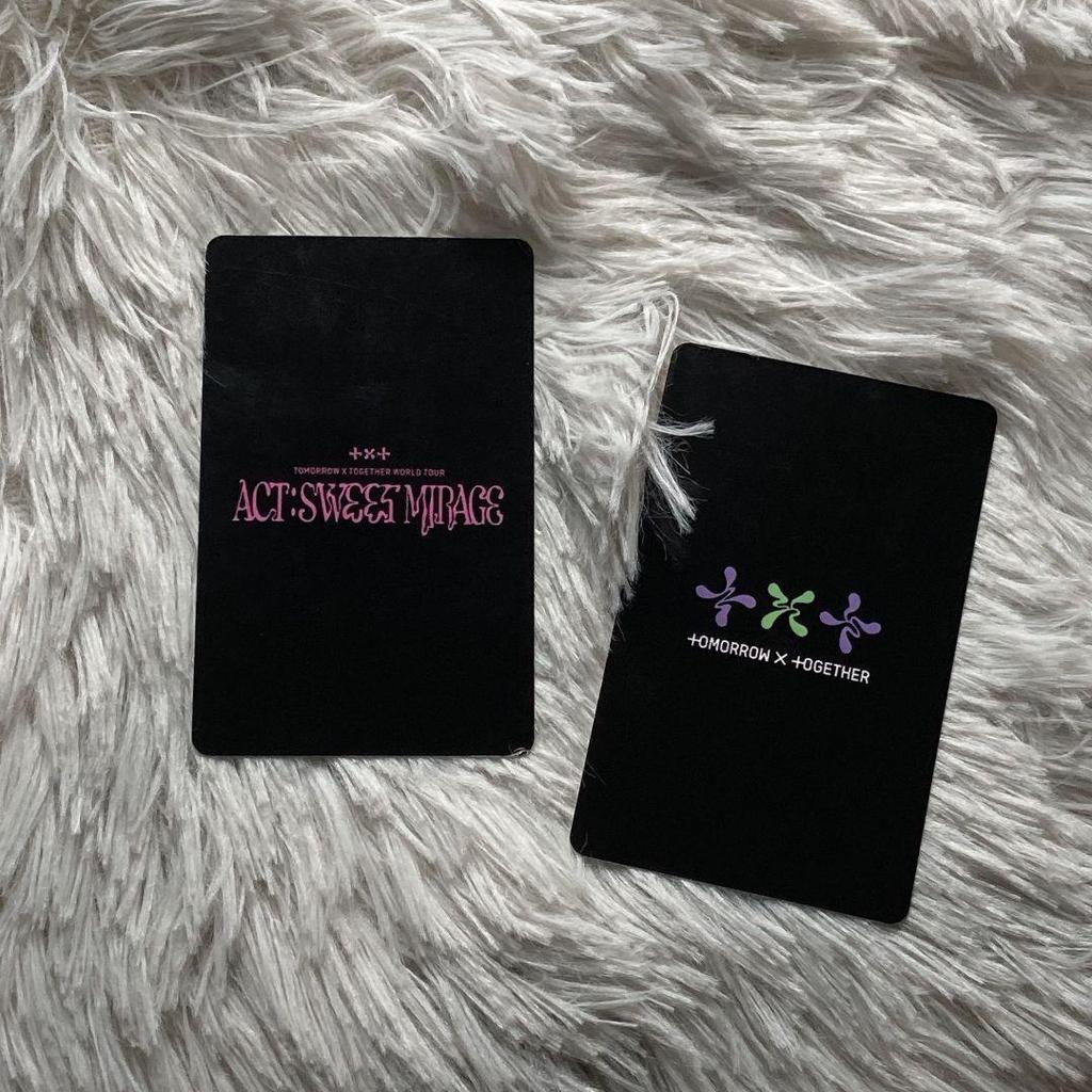 [USED] TXT Soobin SWEET Limited Time Live Bonus Lucky Drop Trading Cards (2 Cards)