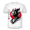 Summer Anime 3D Dragon Ball Series Digital Printing Casual Round Neck Short Sleeved T-shirt