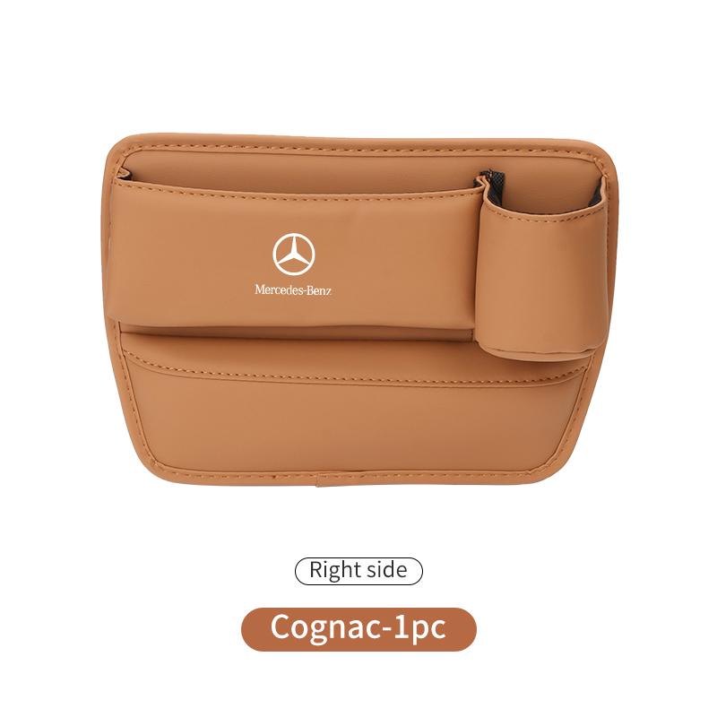 Car Seat Gap Storage Box Pocket Wallet Key Card Cup Phone Holder For Benz W202 W212 W126 W140 W168 W177 CLS GLE GLC GLS CLA