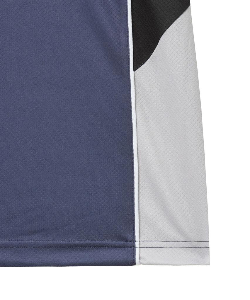 PHYPS MOTORCYCLE Mesh Block Jersey Short Sleeve Blue