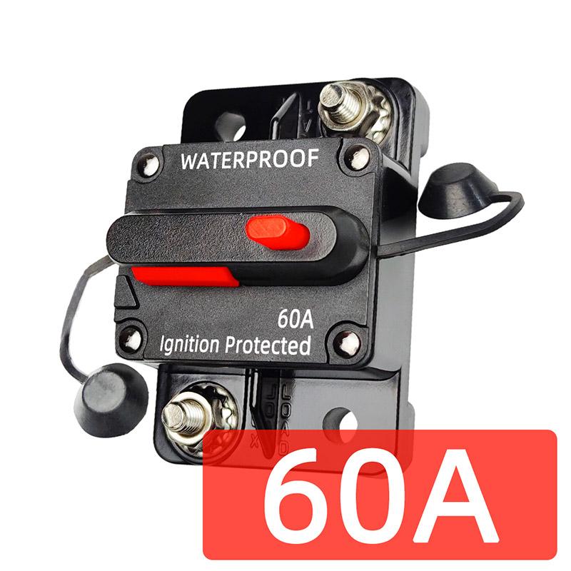 30A-300A Circuit Breaker Is Suitable For Marine Towing Vehicles With 12V-48V DC Manual Reset Waterproof Function Circuit Breaker