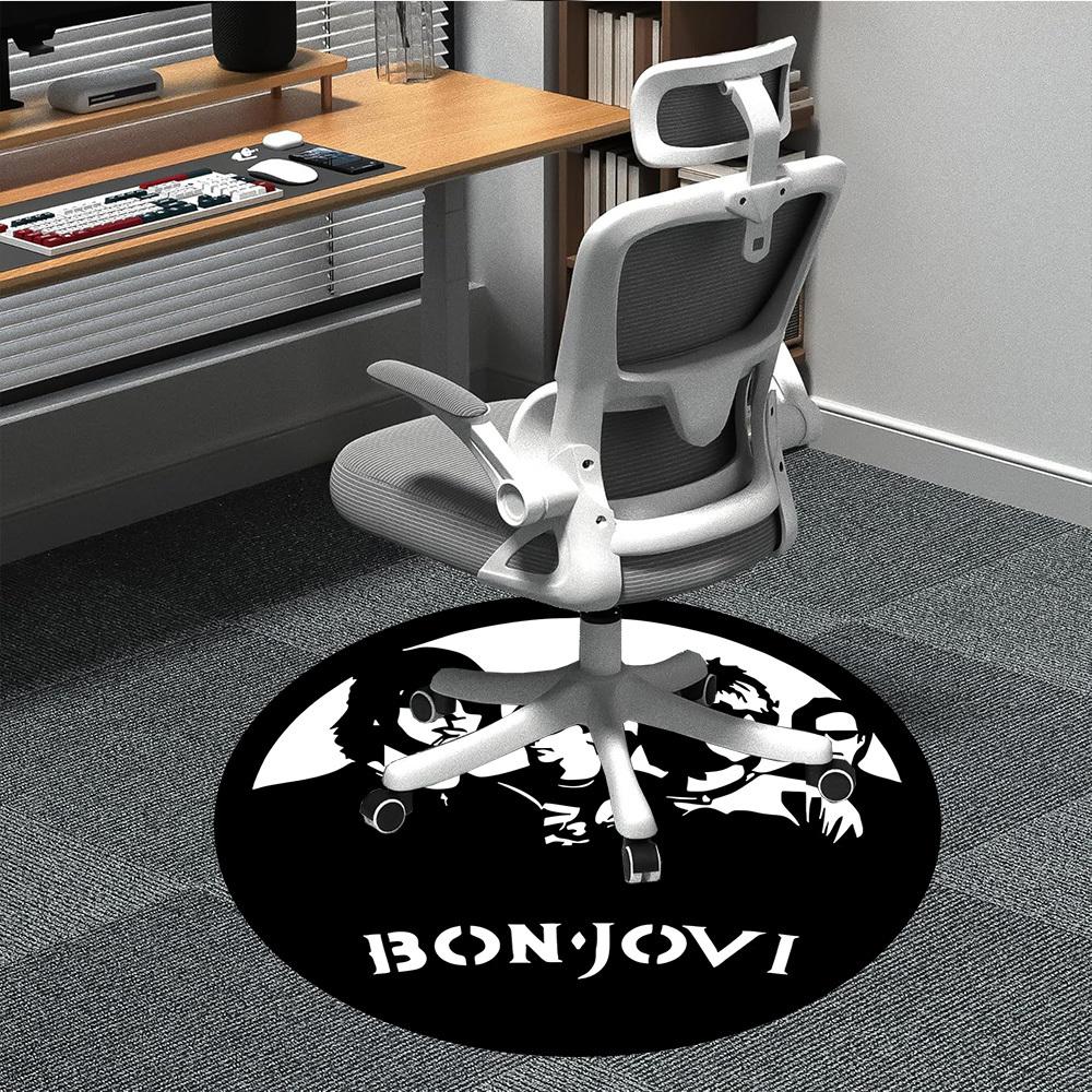 1pc Bon JoviChair Carpet for Office, Non-slip, Soft and Durable Office Rug for Interior Decoration, Perfect for Office yy250925177