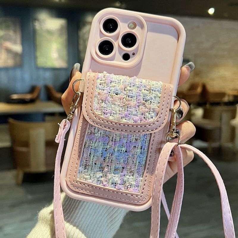 Сумка-мессенджер подходит для чехла мобильного телефона IPhone17promax, ремешка Apple 16, кардхолдера 13, кошелька 7p/8, XS.