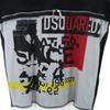 Unused DSQUARED2 Made In Italy Short Sleeve Mesh Layered T-shirt XS Black Men's Used