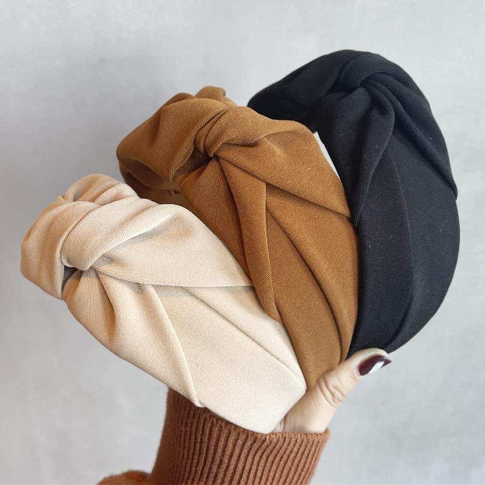 Sweet Bow Hair Claw Wide Side Braided Headband Fashion Hair Band Girls Accessories