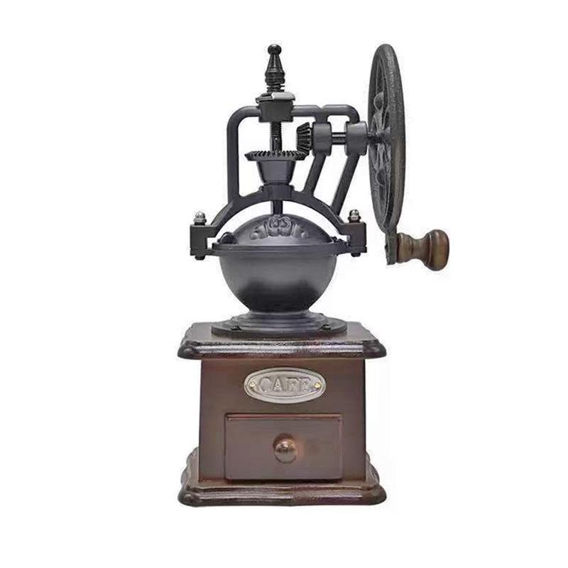 Ретро ручная кофемолка в виде колеса обозрения