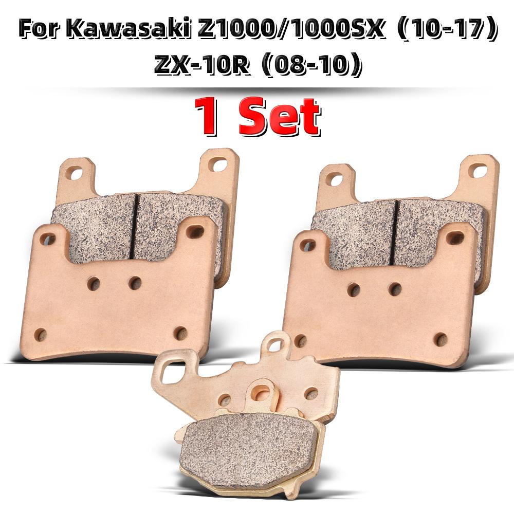 MRRANGT Motorcycle Metal Sintered Front Rear Brake Pads Set Fits For Kawasaki Z1000 Z 1000 SX Ninja ZX-10R ZX-9R Accessories