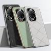 Роскошный Чехол из Однотонной Кожи + Защита Объектива Камеры Для Huawei Nova14 Ultra Nova 14 Pro 13 12 Ultra Жесткий Тонкий Чехол с Хорошей Текстурой