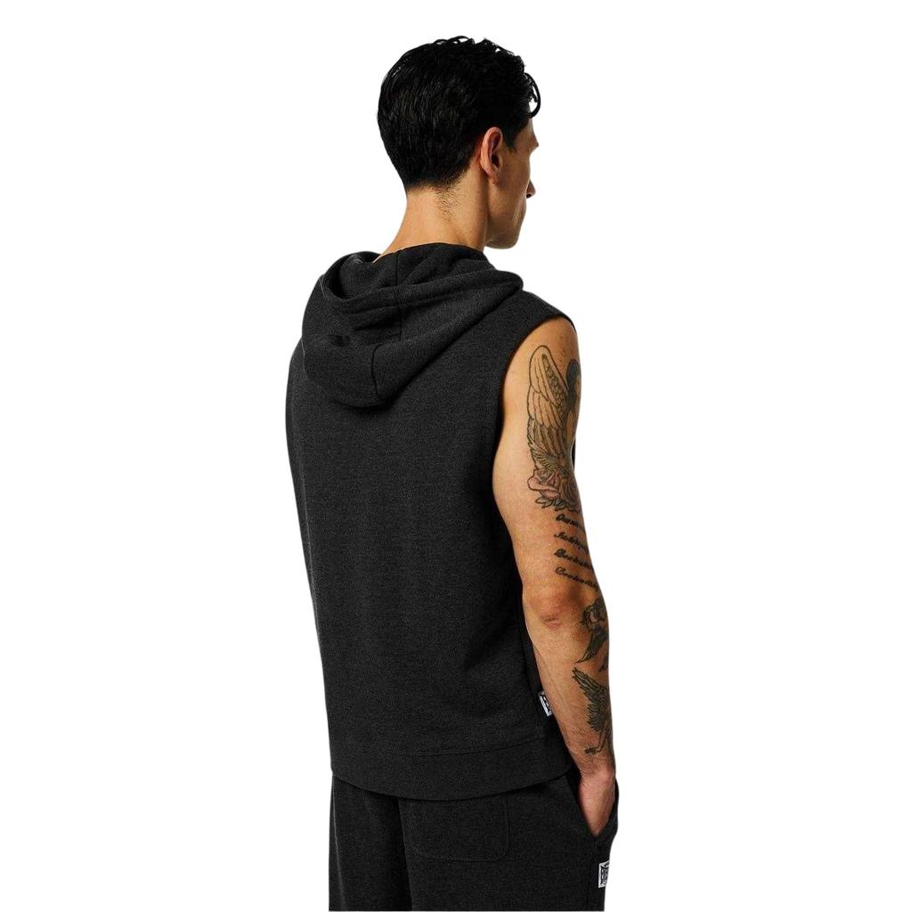 Everlast Mens Box Logo Sleeveless Full Zip Hoodie