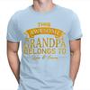 This Awesome Grandpa Belongs To Personalised Fathers Day Birthday T Shirt 2T1A1