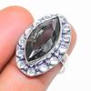 Драгоценный камень Дымчатый Топаз Ювелирное изделие из серебра 925 пробы Кольцо Размер 6