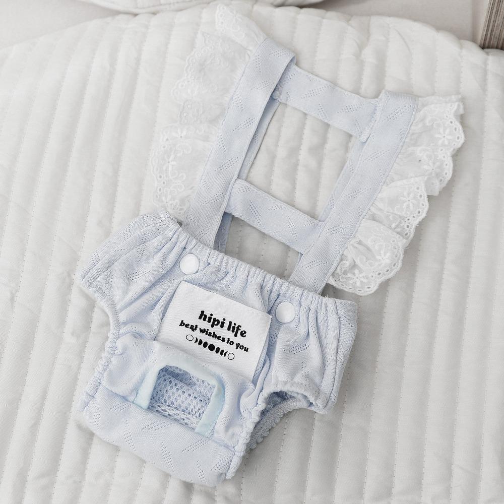 Dog Underwear Suspenders Style Dog Physiological Pants Adjustable Washable Pet Jumpsuit Breathable Female Dog Shorts Heat Cycle