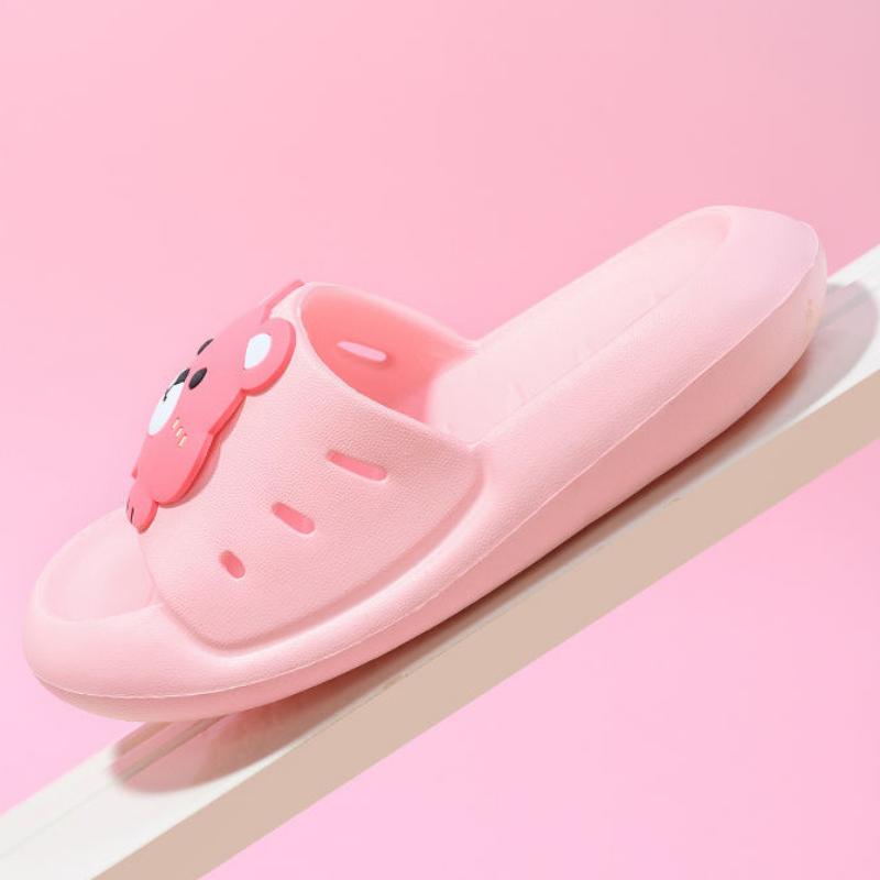 Summer Children's Cute Cartoon Slippers Boys and Girls Outside The Soft Bottom Bathing Non-slip Home Slippers