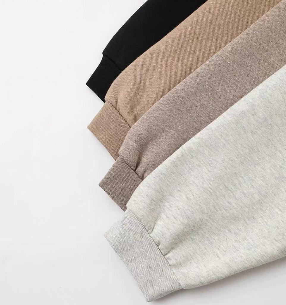 Green X FOG Essentials Plus Velvet Hooded Sweatshirt SS24