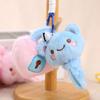 Key love lock doll pendant keychain plush toy gift girls bag pendant doll
