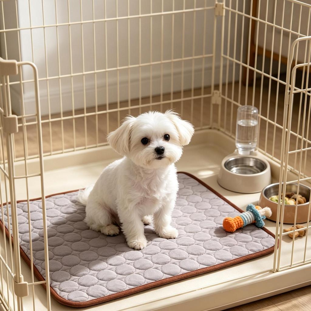 Dog Cooling Mat Breathable Sleeping Bed Pad Portable Pet Ice Mats For Dogs For Indoor Outdoor Home Balcony Travel Camping