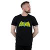 Batman Мужская хлопковая футболка с ретро-логотипом