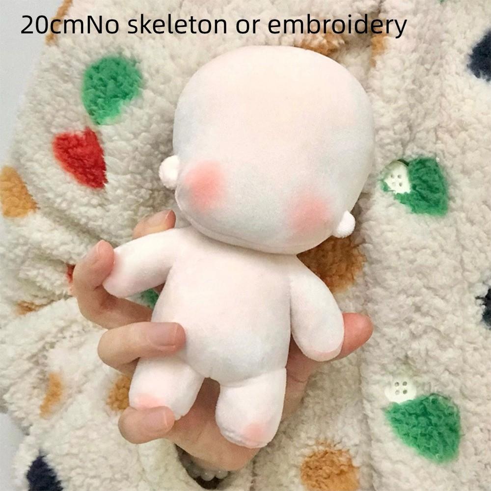 Stuffed Blank Unembroidery Cotton Doll Embroidery DIY Idoll Doll Blank Cotton Stuffed Toy  Toddler