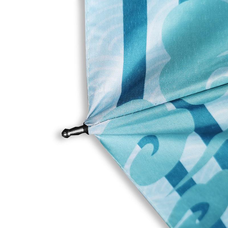 Аниме-зонт Genshin Impact Портативный складной с защитой от УФ-лучей Черный зонт от солнца Сяо Гань Юй Genshin Женский зонт от дождя и ветра