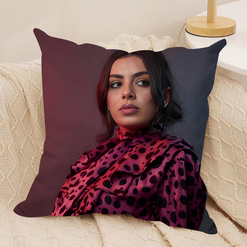Роскошная наволочка-подушка Charli XCX, шелковистый короткий плюш, скрытая молния, пылезащитная наволочка для диванной подушки, для домашнего декора