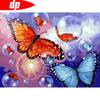 Diamond Painting Full Round Butterfly Diamond Mosaic Animal Diamond Embroidery