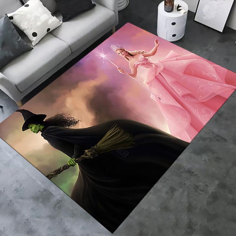 Fairy Tale, Wicked Pattern Polyester Office Carpet Chair Mats, Home Decor Dormitory Floor Protector
