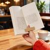 Wooden Book Page Holder Ergonomic Thumb Ring Portable Lightweight Book Page Folder Reading Comfort Accessory