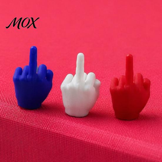 Funny Office Humor Gifts Mini Middle Finger Figurine, Tiny Hand Desk Decor, Gag Gift for Adults, Sarcastic Accessories Colorful Novelty Prank