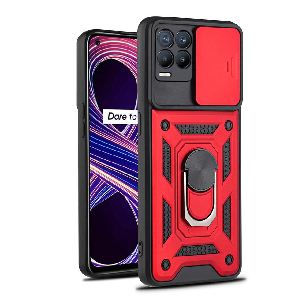 Противоударный чехол-подставка с кольцом для Realme 8 Pro, защитный чехол для камеры Push Pull для OPPO Reno 6 Z 5G, чехол Realme 8 5G 8i C21Y