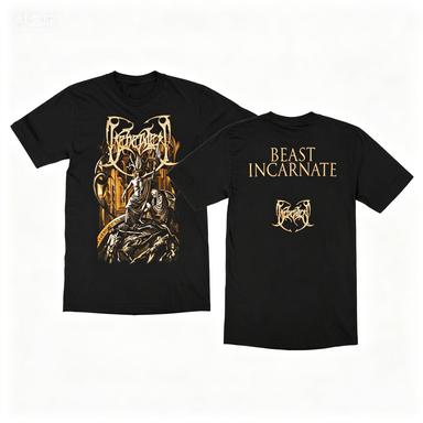 Beast Incarnate Black Metal Band Double Sided2026 Vintage Demonic Graphic Unisexs Soft Cotton Short Sleeve Retro Printed Tee